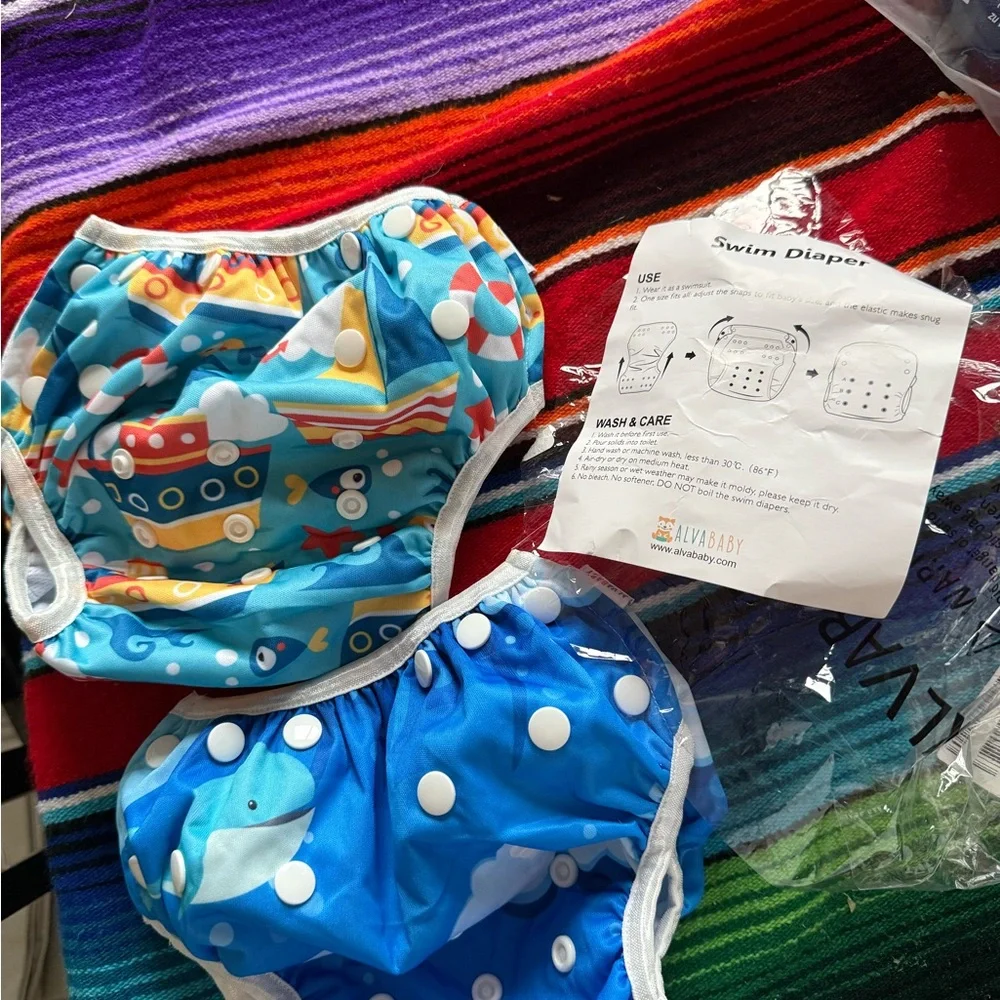 2 New Swim Diapers